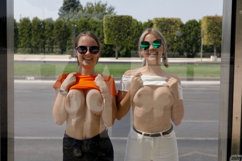 Beautiful striped women