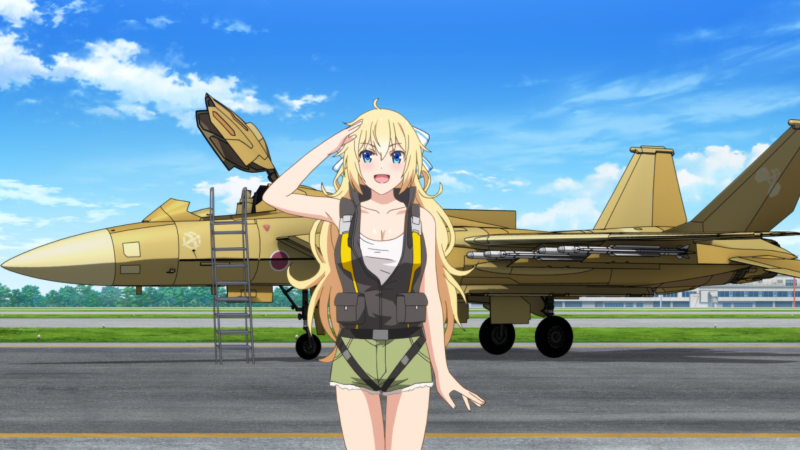 Girl combat aircraft