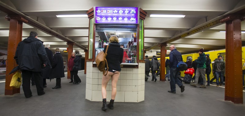 No Pants Subway Ride Russia