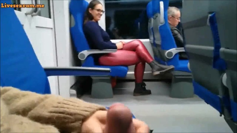 Gangbang in the train carriage