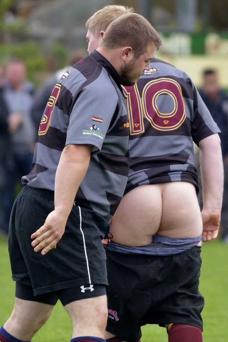 Naked guys in a common shower