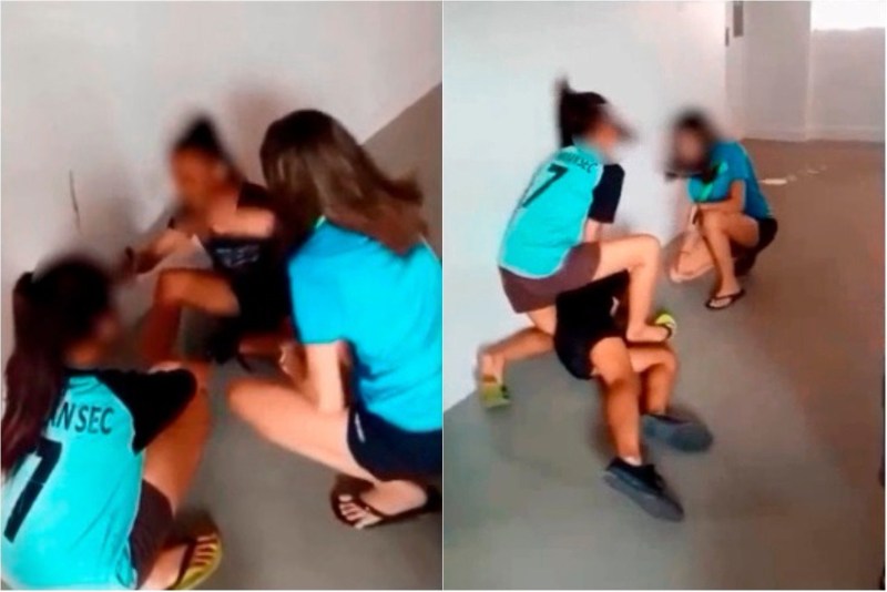 Stripped Naked and Fondled by A Female Corporate Spy