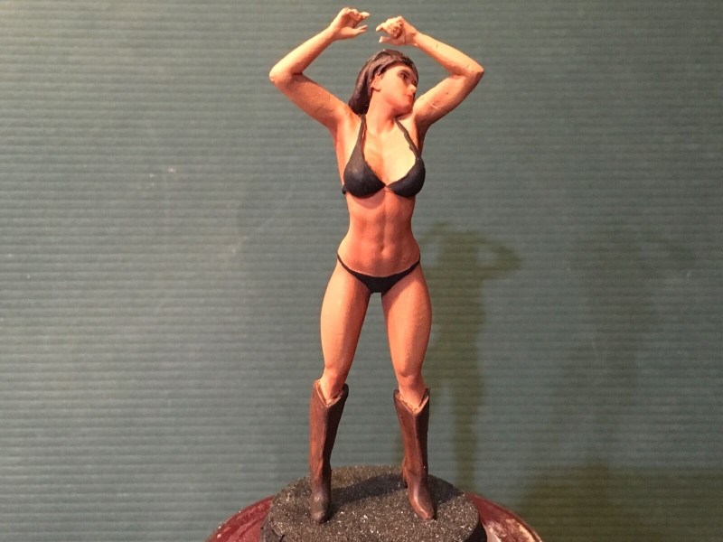 Sexy figures of girls resin