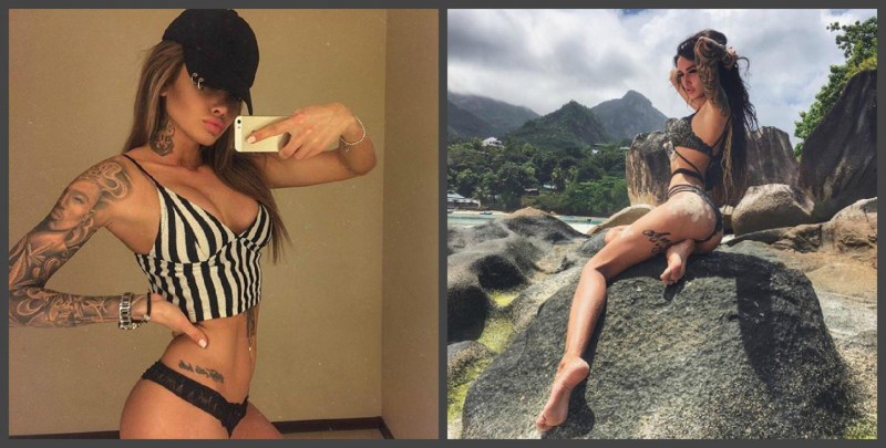 Legs before and after losing weight