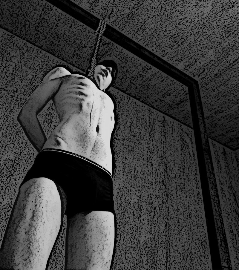 Crucifixion in Rome of Naked People