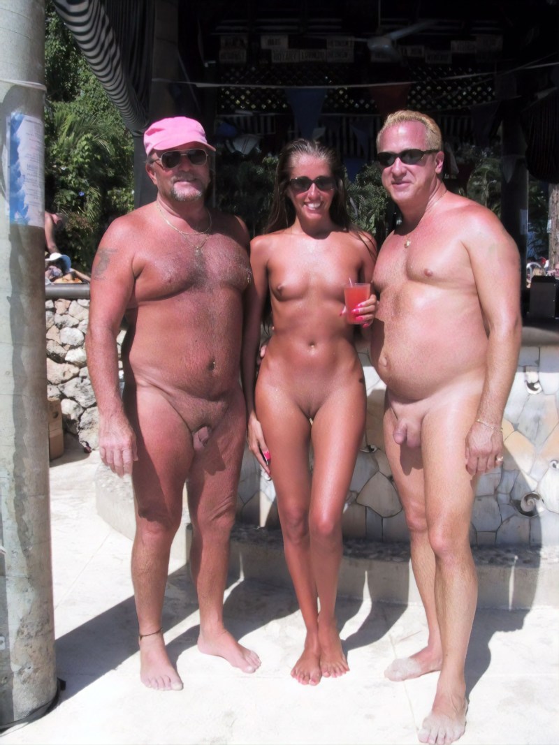Naked nudist families