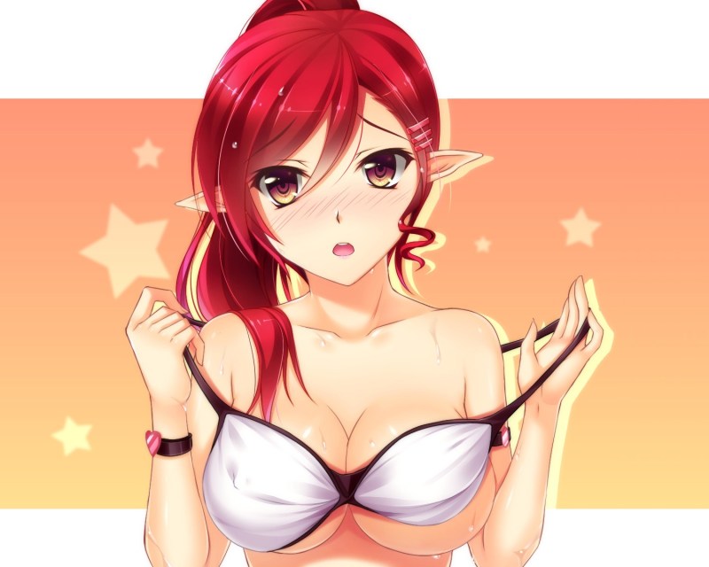 Maki Nishikino with big breasts