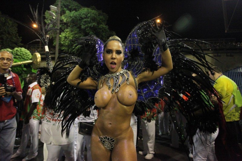 Naked carnival Brazil 1986
