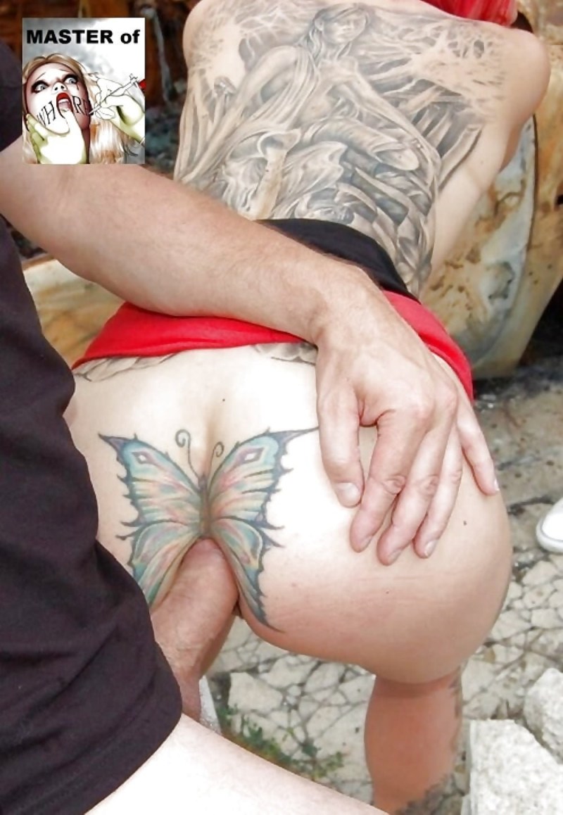 Anus tattoo