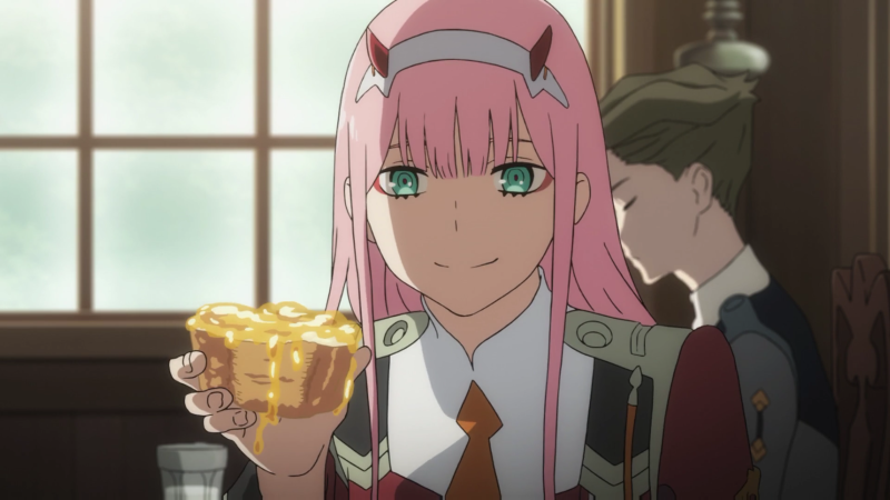 Anime darling in the franxx kiss