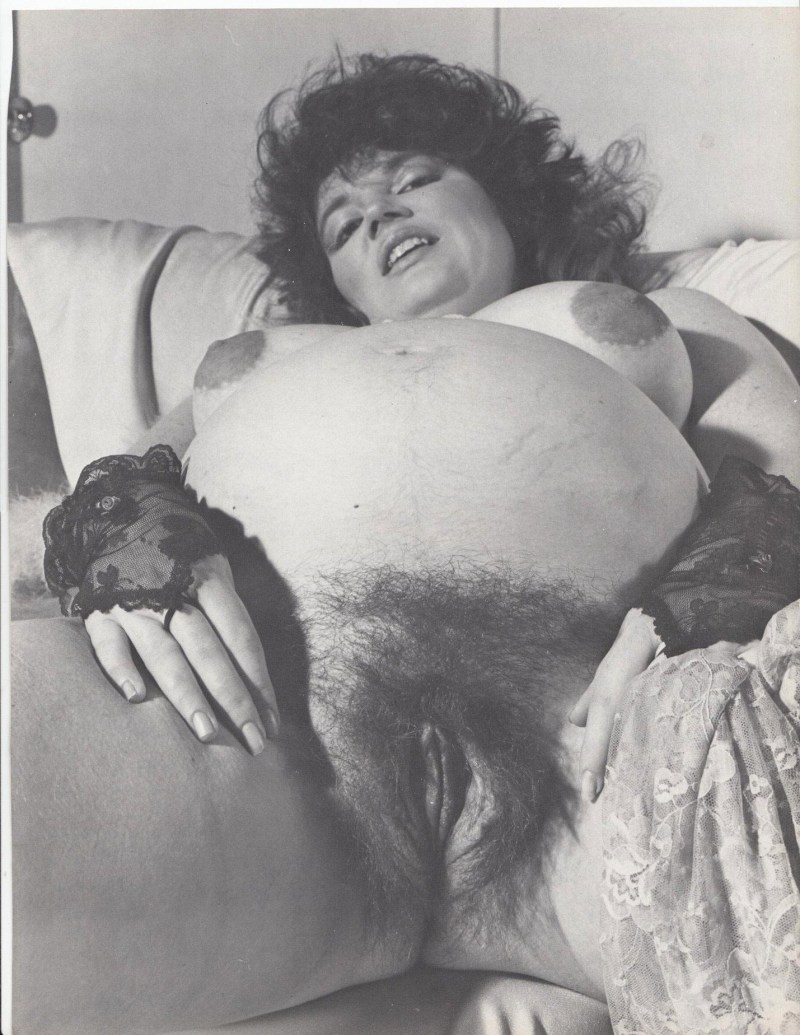 Retro hairy ass women