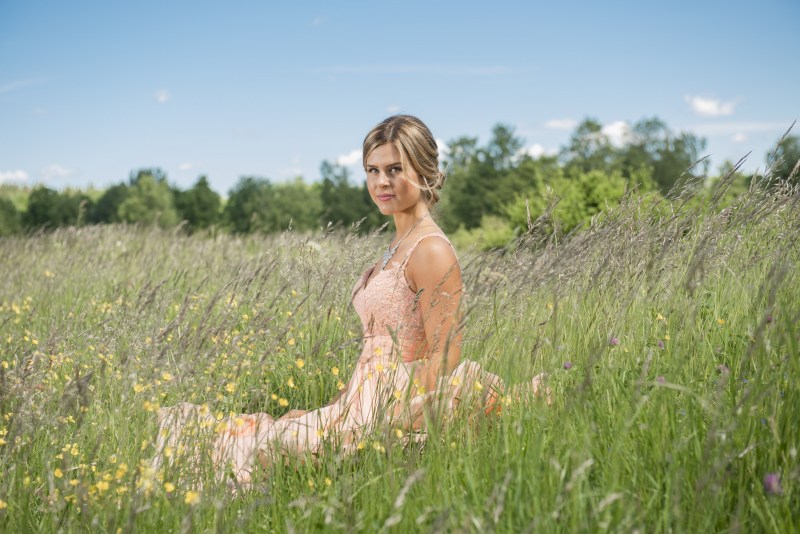 Adult ladies in swimsuits