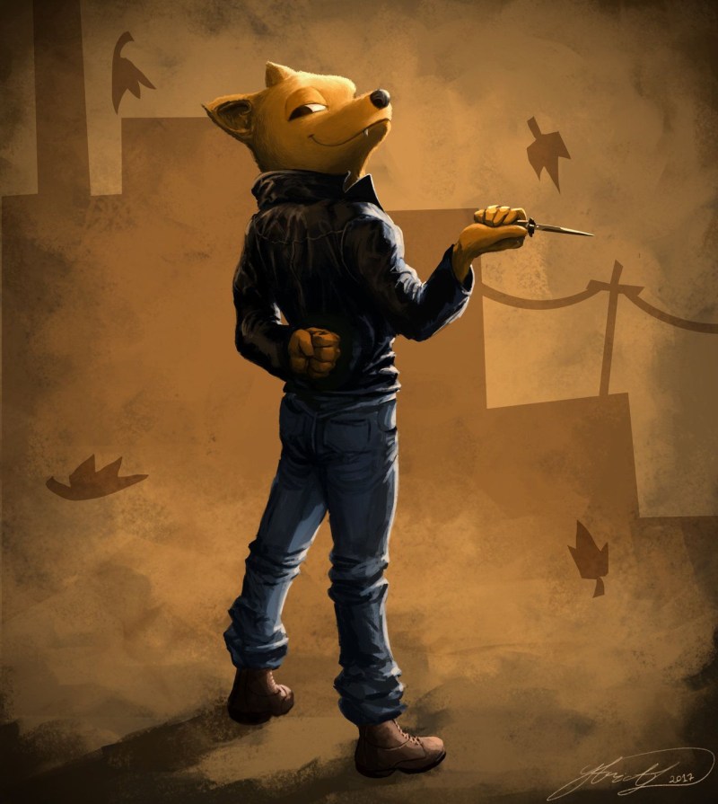 Gregg Night in the Woods Art