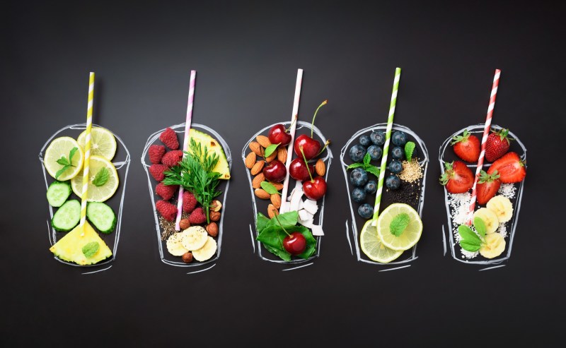 Fresh vegetables and fruits