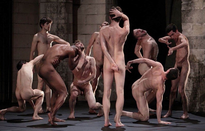 Erotic singers on stage