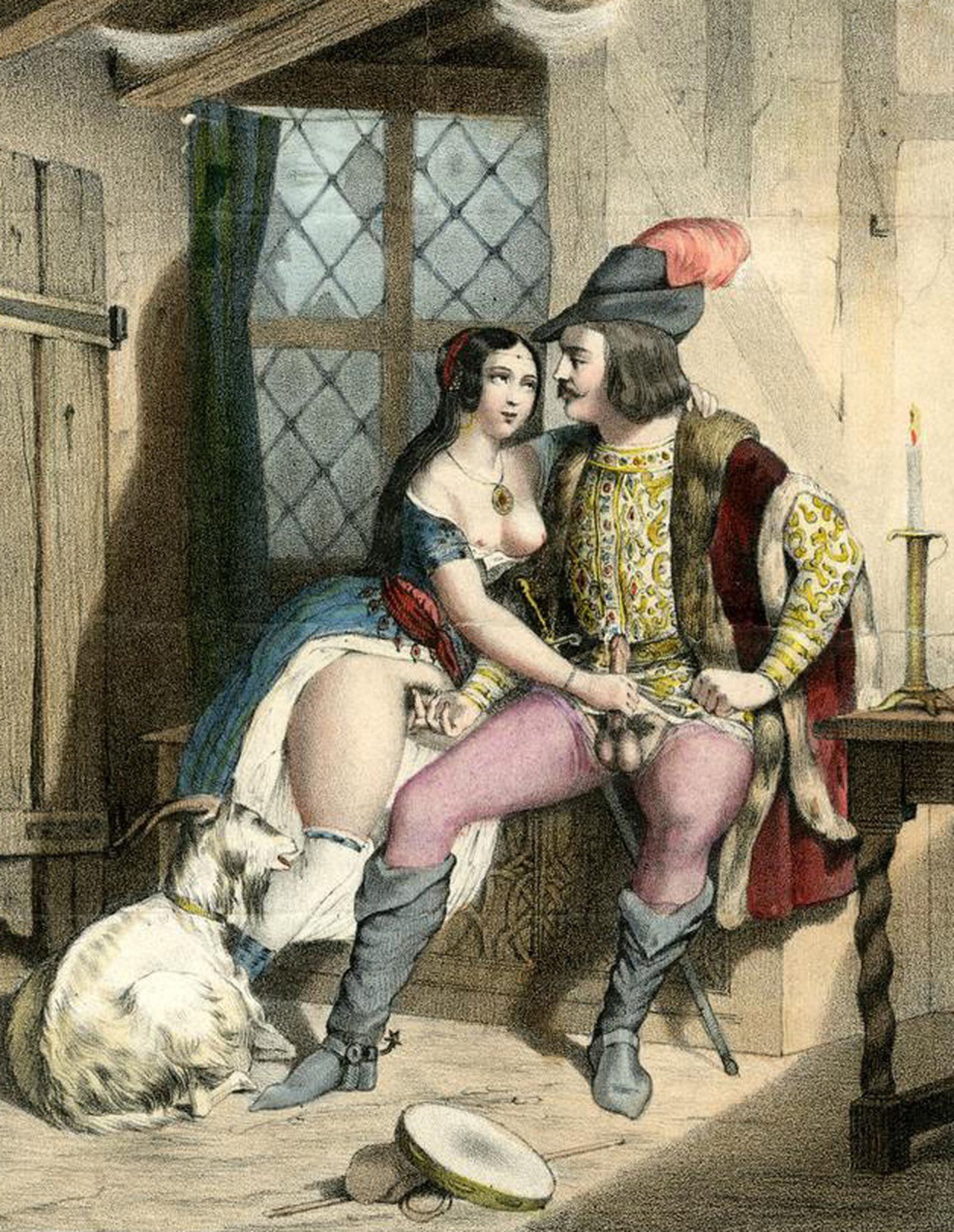 Vintage French Erotic Art - 19th Century Postcards (55 photos) - motherless porn pics