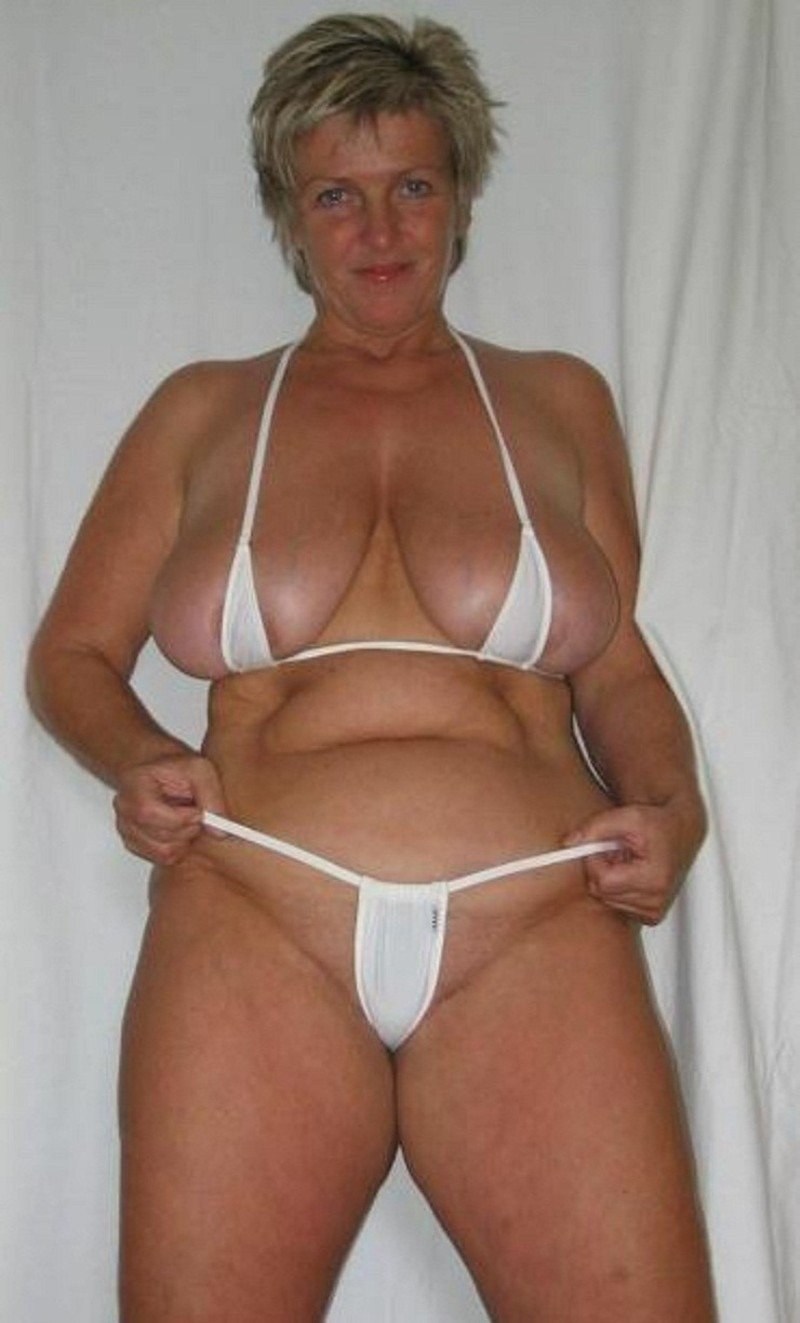 Older women in thongs