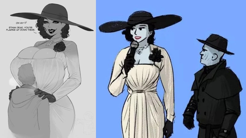 Resident Evil Village Growth Lady Dimitrescu