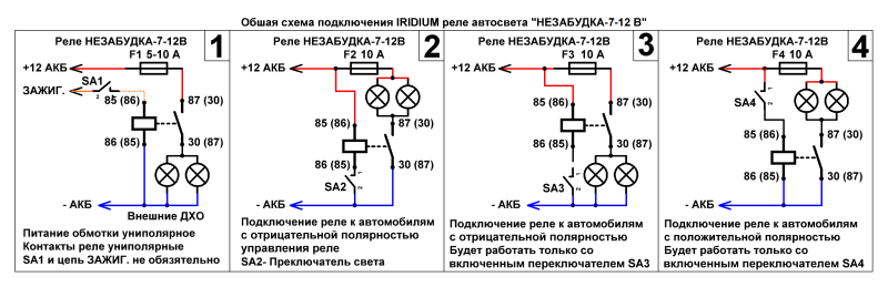 How to connect a relay 24V