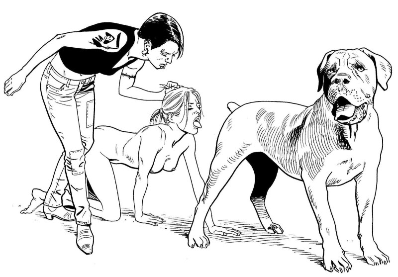 Naked mature women in public