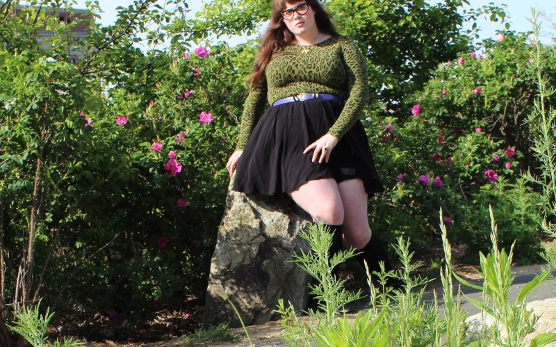 BBV UPSKIRT in nature without panties