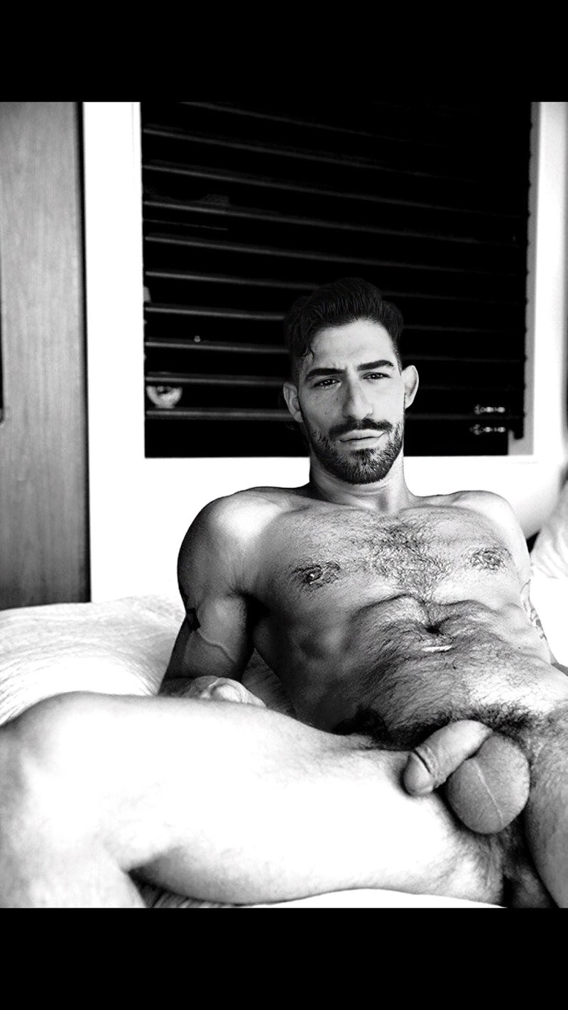 Hairy guys with huge members end