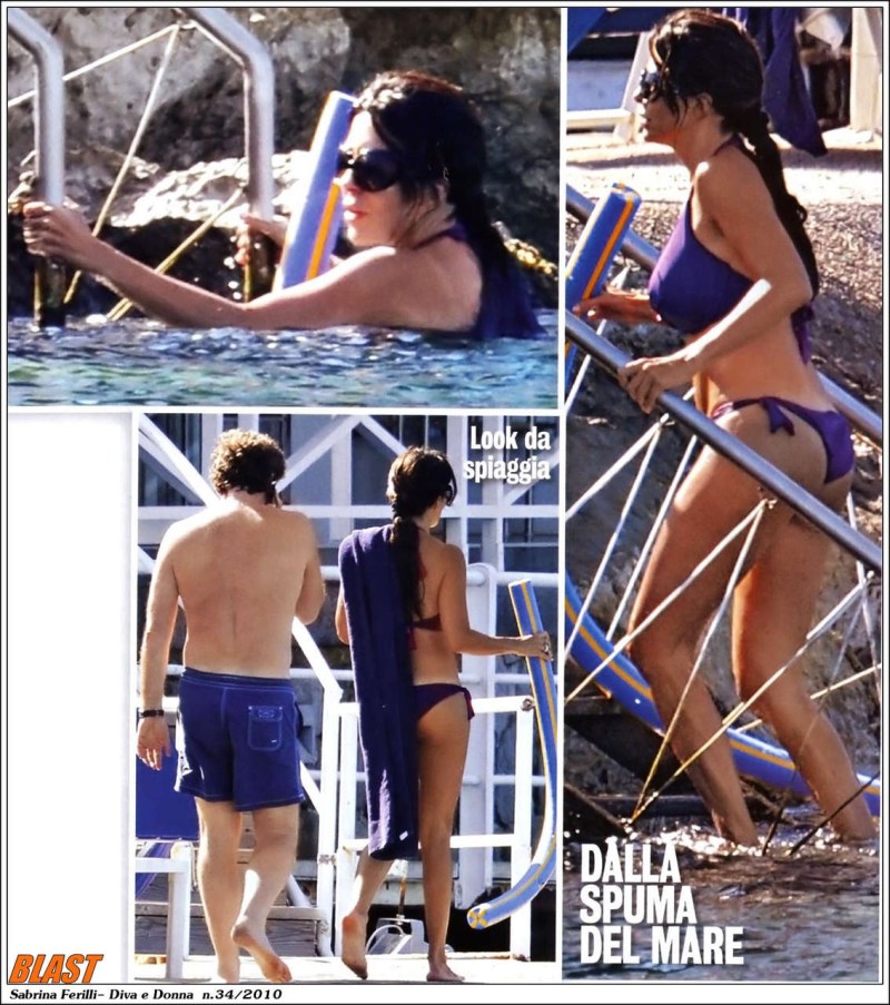 Sabrina Ferilli striptease