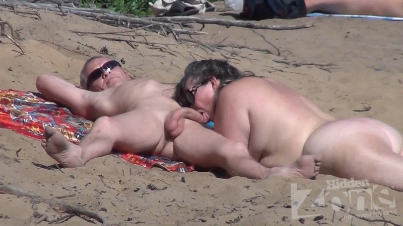Suction on a nudist beach