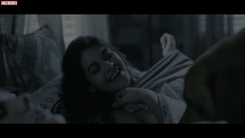 Explosive blonde Charlize Theron and Sofia Butella