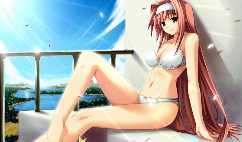 Anime girls in swimsuits