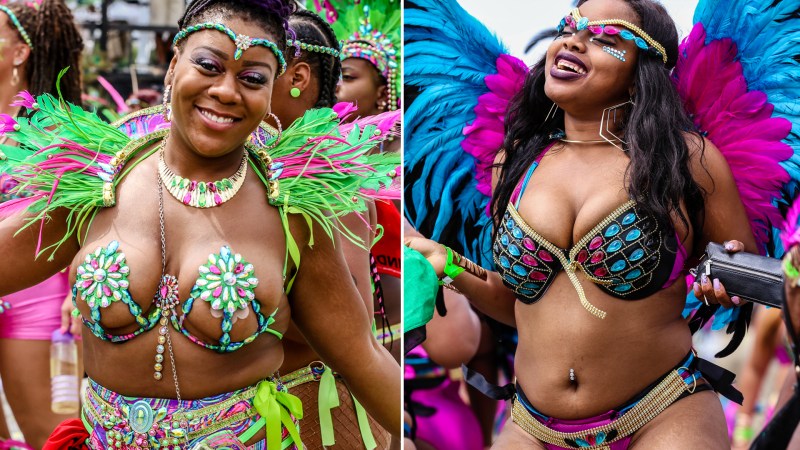 Big boobs on the carnival