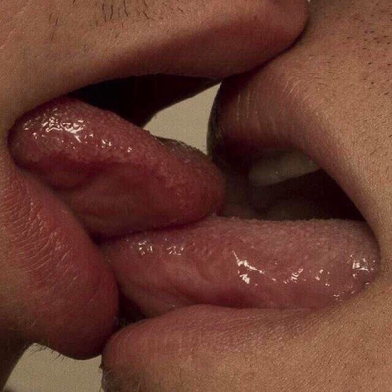 Tender kiss in the neck