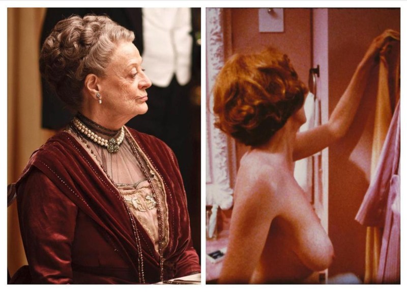 Maggie Smith in his youth naked