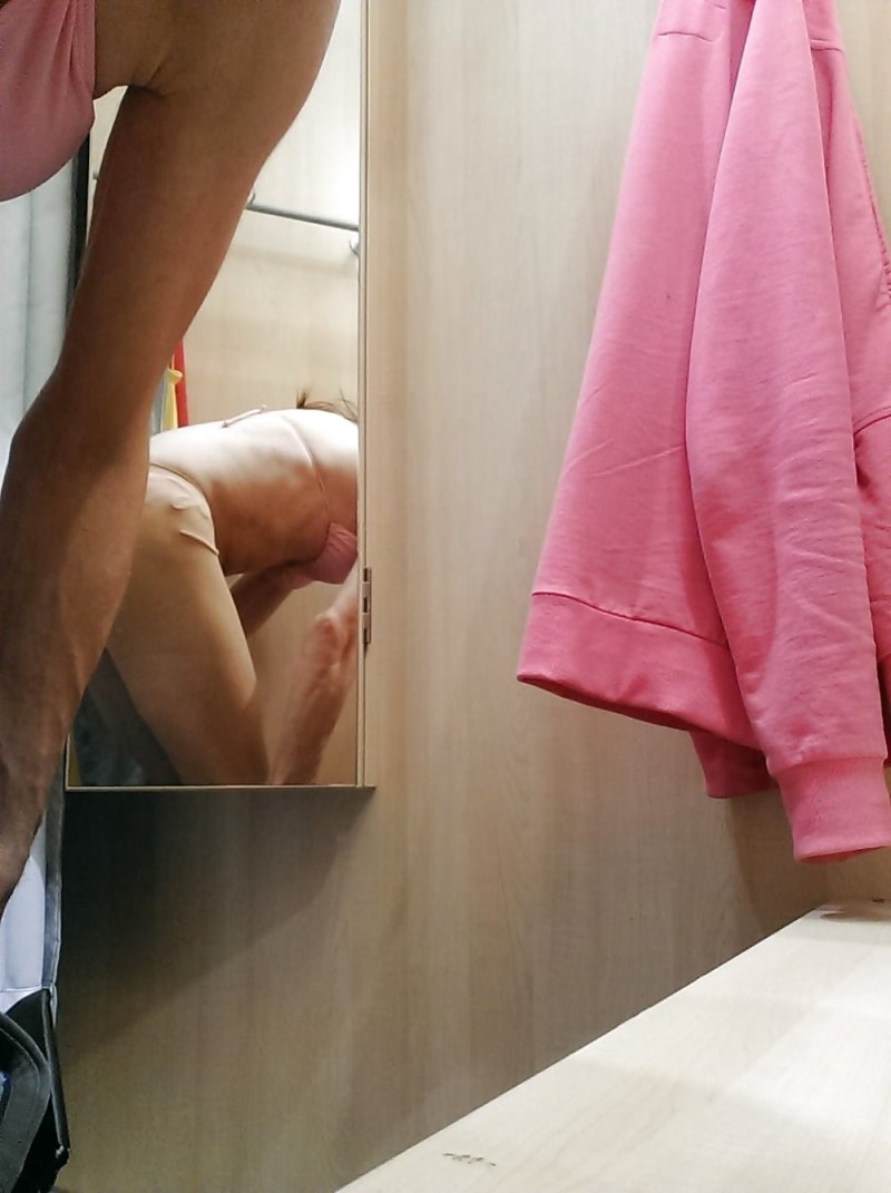Spying Girl Touching In Changing Room Nude