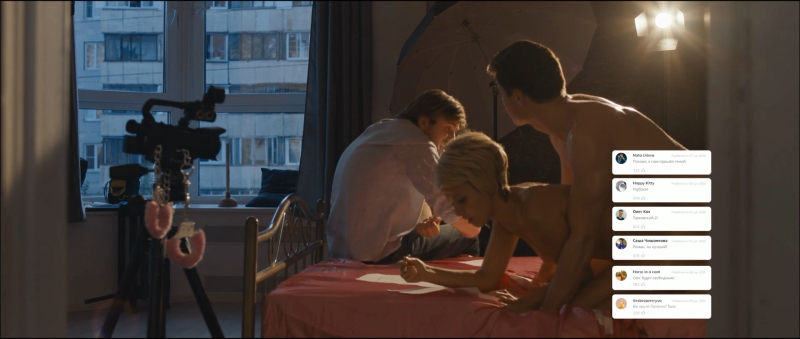 Aksenova love naked in the series Major