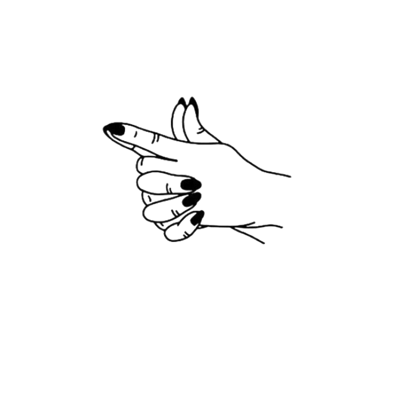 Hands sketch minimalism