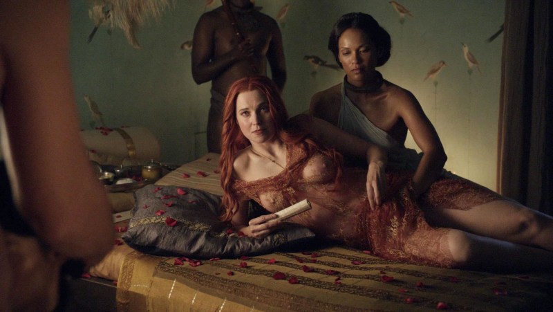 Lucy Lawless Spartak Blood and Sand naked