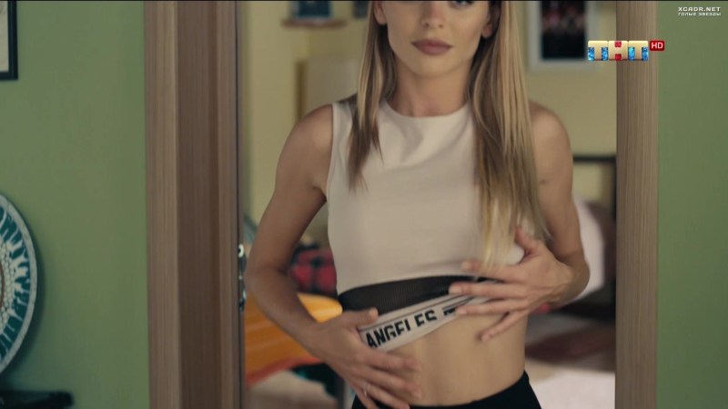 Anna Khilkevich University New hostel in underwear