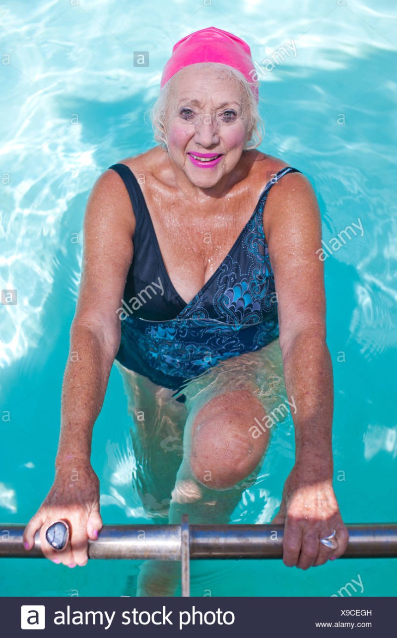 Granny bikini with hair