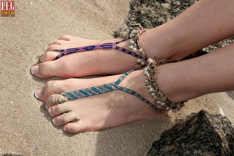 Beautiful girls on the beach XXX