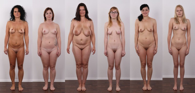 Naked women from different angles