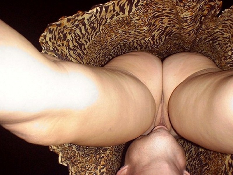 Cunnilingus from above in panties