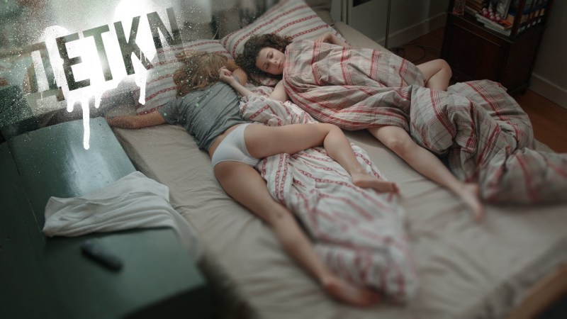 Yana Troyanova in bed