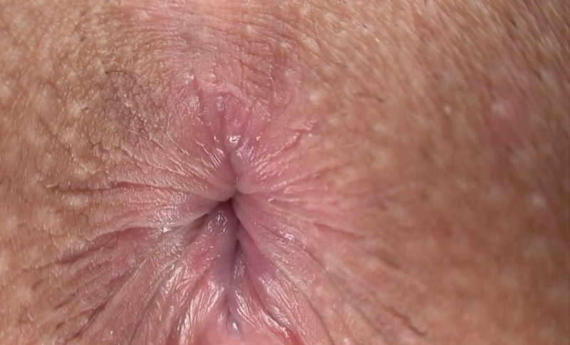 Anal hole of a man