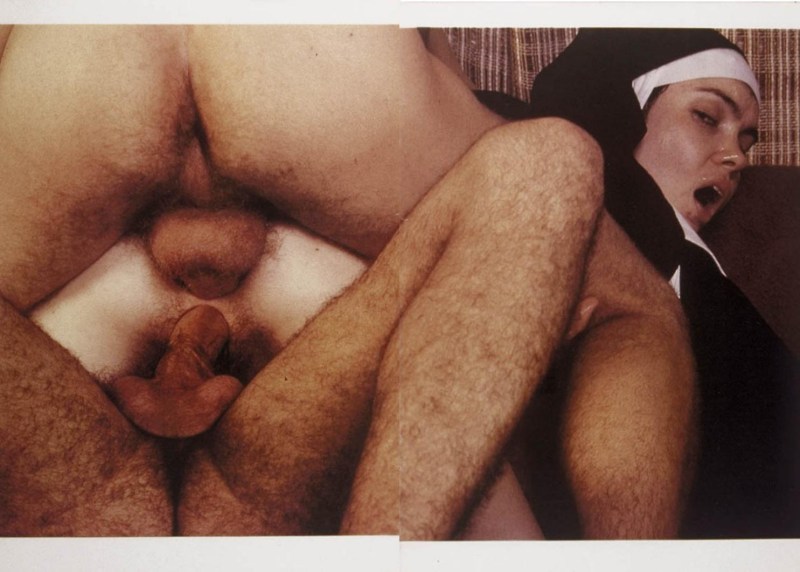 Naked butt in uniform nuns