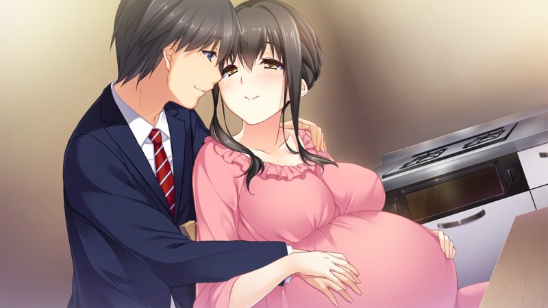 Anime 1boy 1 Girl Age Difference to the son of a bathroom