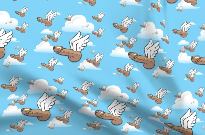 He touches on top of his pants