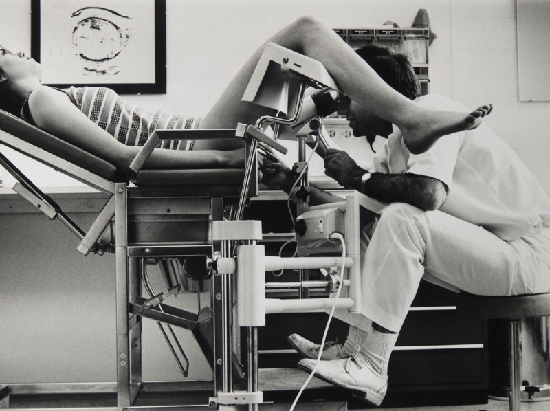 Hairy on the gynecological chair