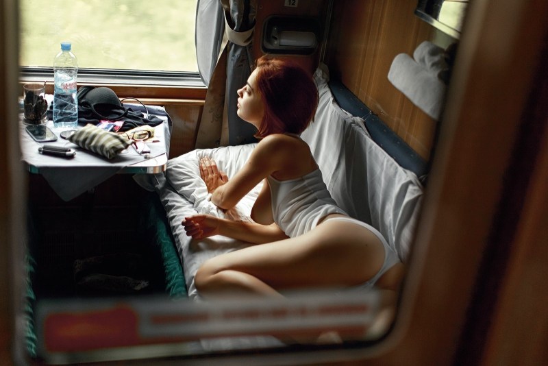 Petering in a public place