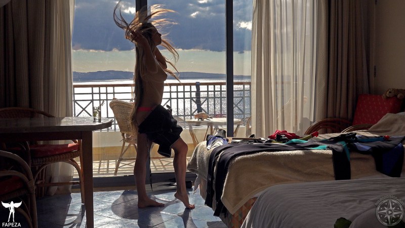 Girls undress on TV shows